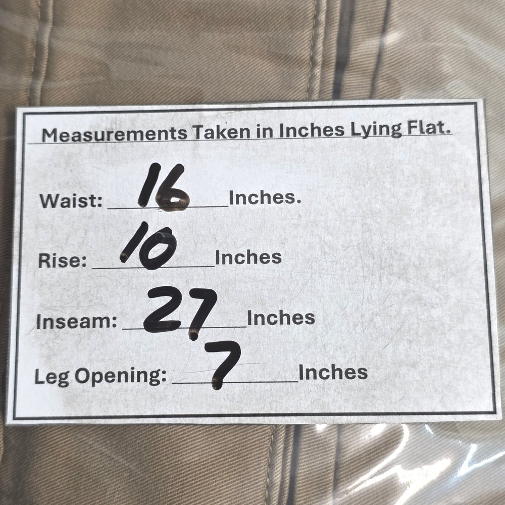 Vans Chino Pants Mens 32 Khaki Slim Fit Stretch Skate Streetwear Casual Workwear - Picture 5 of 15